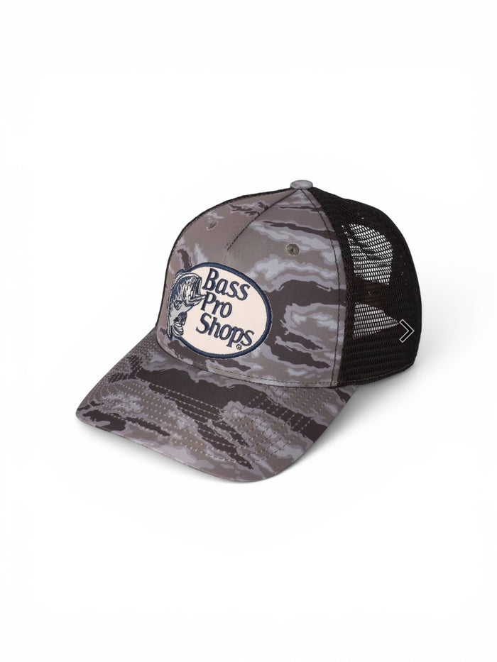 Bass Pro Performance Mesh-Back Cap - Black Camo