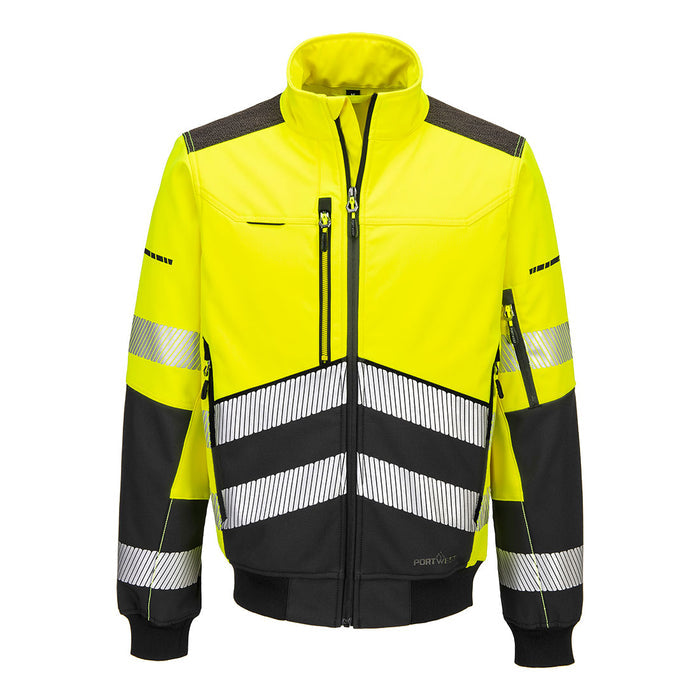 EV468 - EV4 Hi-Vis Softshell Bomber (3L)