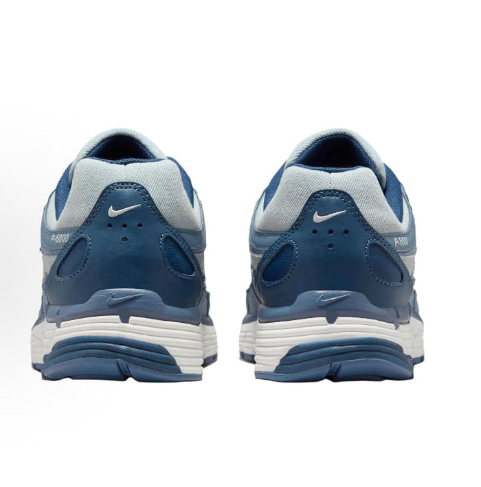 Nike P-6000 sneakers in light blue with heel panel and lace-up Swoosh