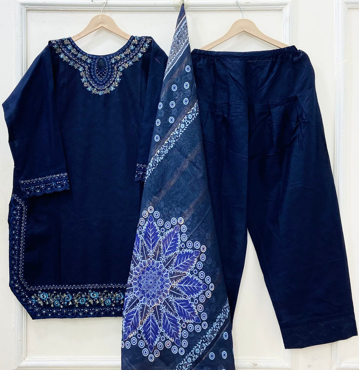 Small / Navy-Blue