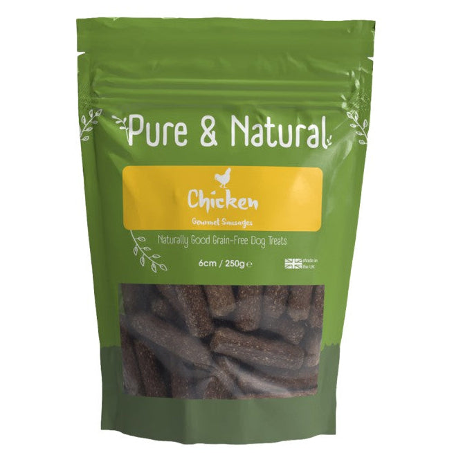 Pure & Natural: Chicken Sausages 6cm x 250gm