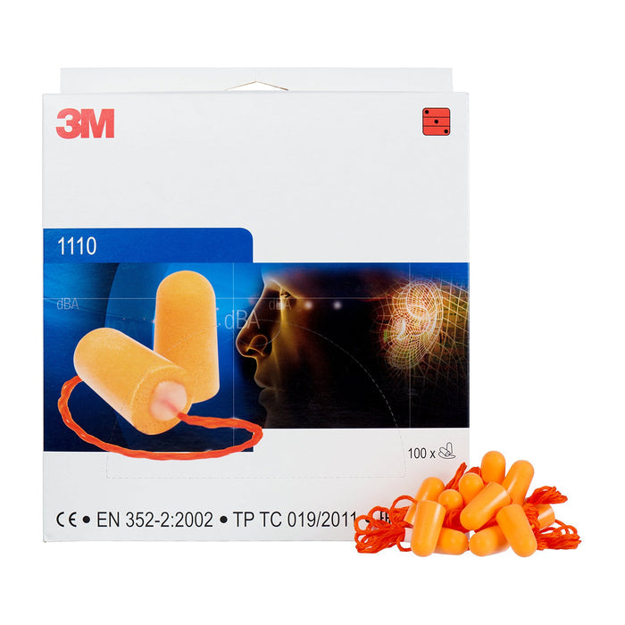 1110 - Corded Earplugs 35 SNR (Box of 100)