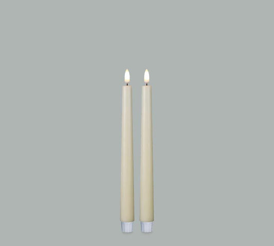 Candle Patria 11” Ivory Tapered (set of 2)