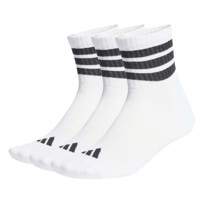 3 Pack Caña Media Adidas 3s Ess C MID 3p Unisex