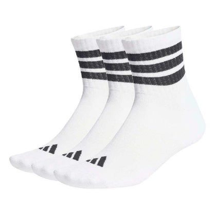 3 Pack Caña Media Adidas 3s Ess C MID 3p Unisex