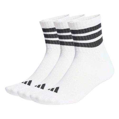 3 Pack Caña Media Adidas 3s Ess C MID 3p Unisex
