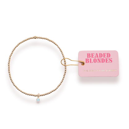 Birthstone Charm Bracelets: Extended 7.25 inch