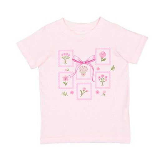 Bouquet Bow Short Sleeve T-Shirt