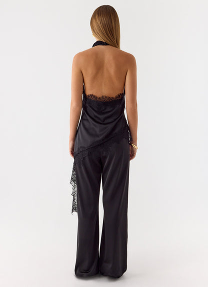 Emilee Cowl Top - Black
