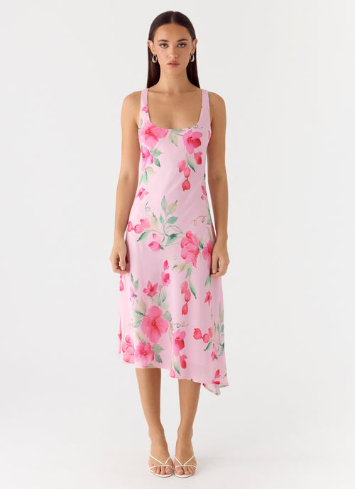 Fedde Midi Dress - Petal Soleil