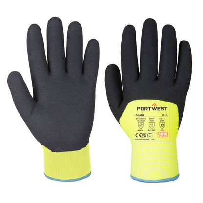 A146 - Cold 15 Nitrile Sandy 3/4 Dipped Gloves