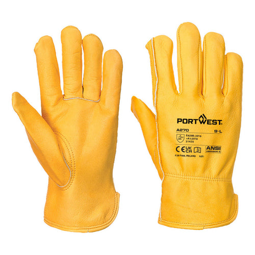 A270 - Leather Driver 100 Cow Grain Glove
