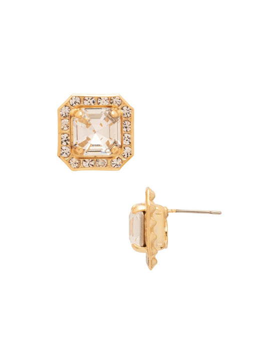 Autumn Stud Earrings - Clear