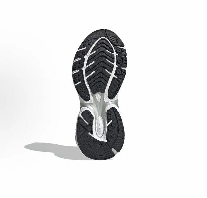 Adidas Adistar XLG outsole view, dark traction with silver midsole