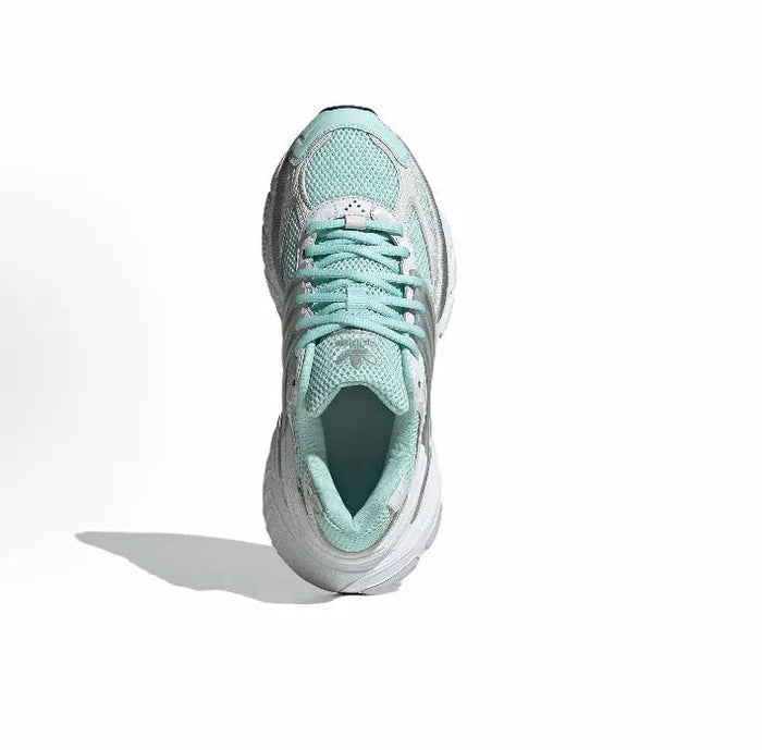 Adidas Adistar XLG sneaker, mint mesh upper with light silver overlays