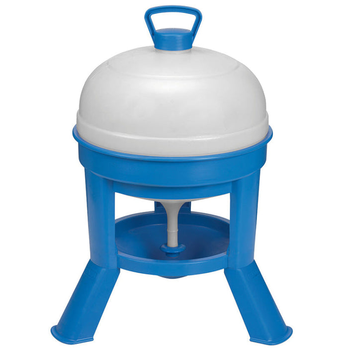 Agrihealth: Poultry Drinker + Legs Blue 20ltr