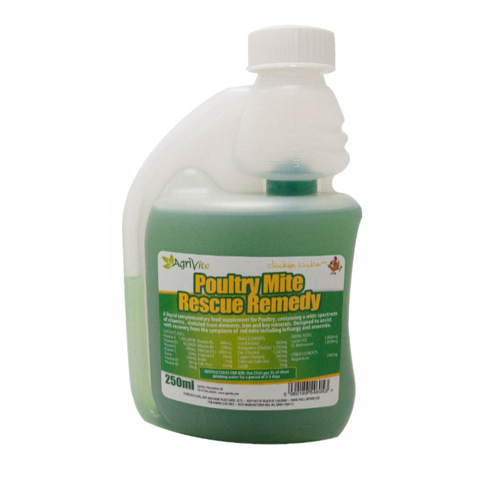 Agrivite: Poultry Mite Rescue Remedy 250ml