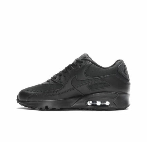 Nike Air Max 90 sneaker in black with visible Air unit