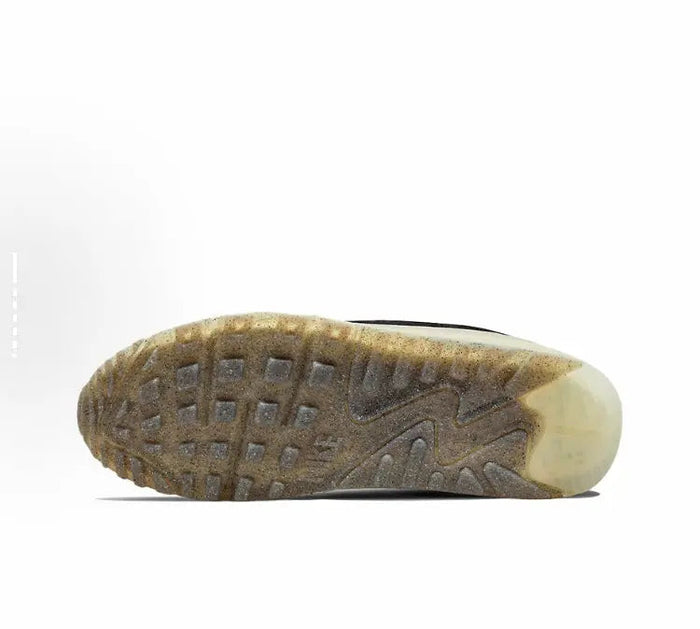 Nike Air Max 90 sneaker outsole with tread and pale midsole edge