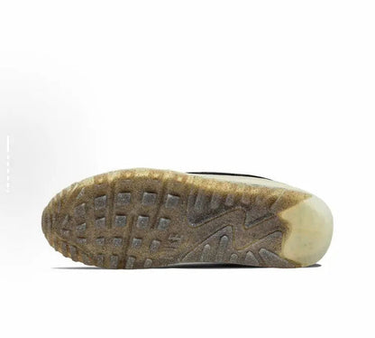 Nike Air Max 90 sneaker outsole with tread and pale midsole edge