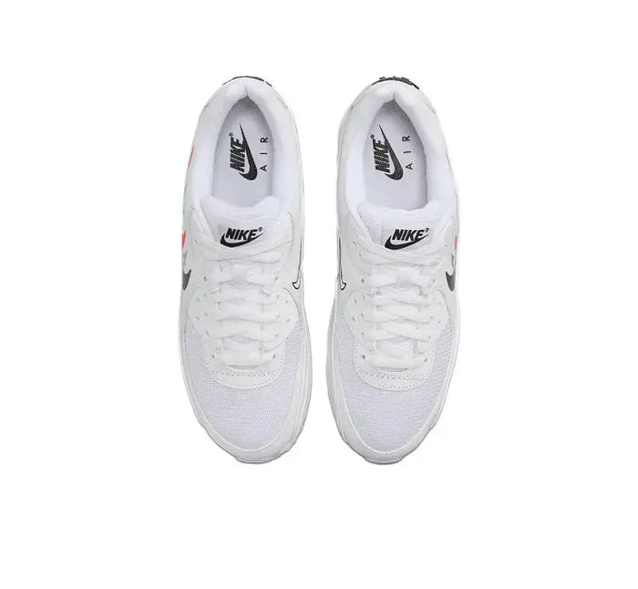 Nike Air Max 90 sneakers, white tongue and heel with Nike and Air branding