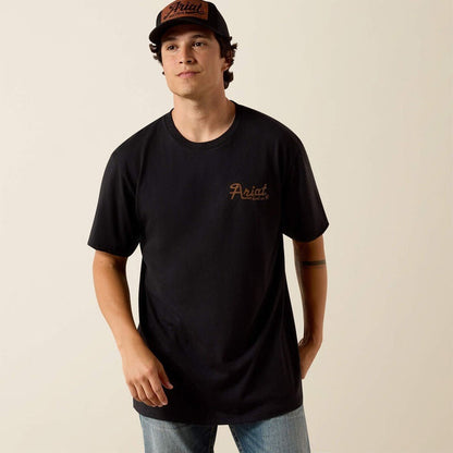 Ariat Cowmooflage Classic T-Shirts - Black