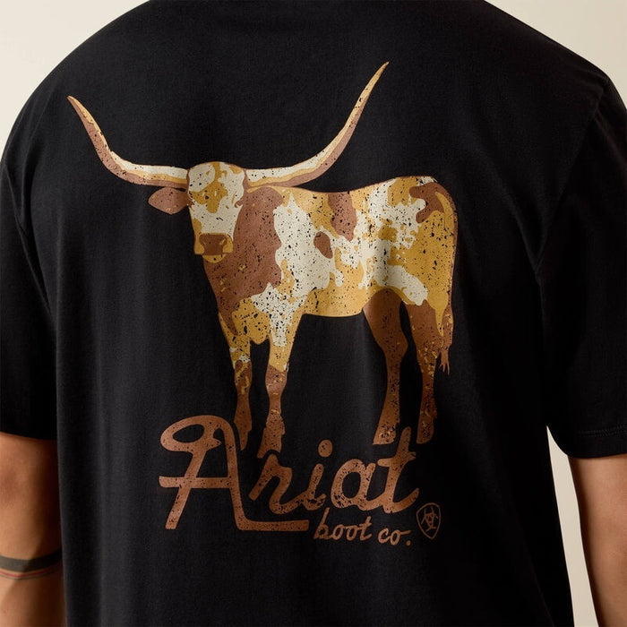 Ariat Cowmooflage Classic T-Shirts - Black