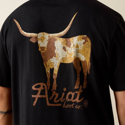 Ariat Cowmooflage Classic T-Shirts - Black