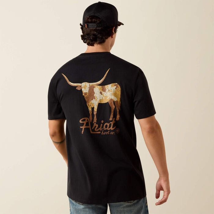 Ariat Cowmooflage Classic T-Shirts - Black