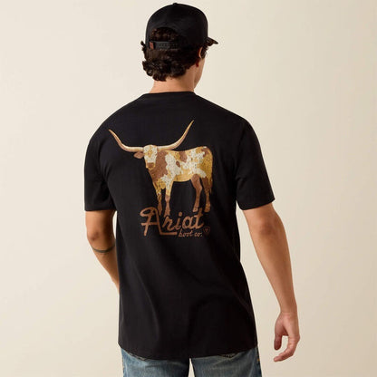 Ariat Cowmooflage Classic T-Shirts - Black