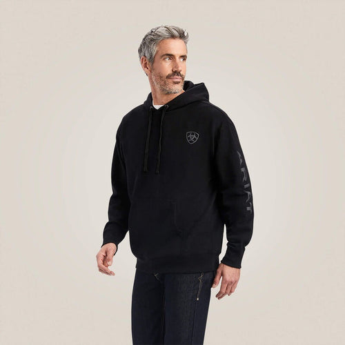 Ariat Mens Ariat Logo Hoodies - Black