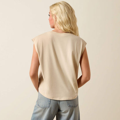 Ariat Womens Cool It T-Shirts - Oyster Grey