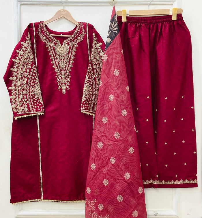 Small / Maroon
