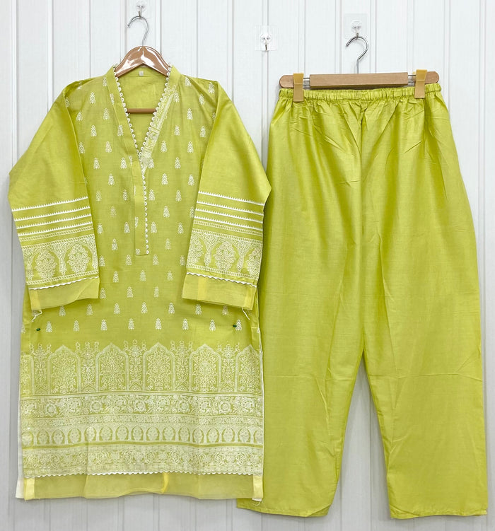 Bareeze Block Printed | Cotton D-735