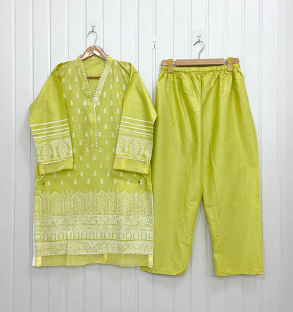 Bareeze Block Printed | Cotton D-735