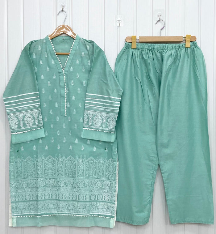 Bareeze Block Printed | Cotton D-735