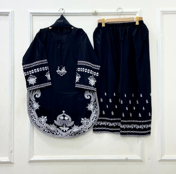 Bella | 3PC Lawn Cotton D-650