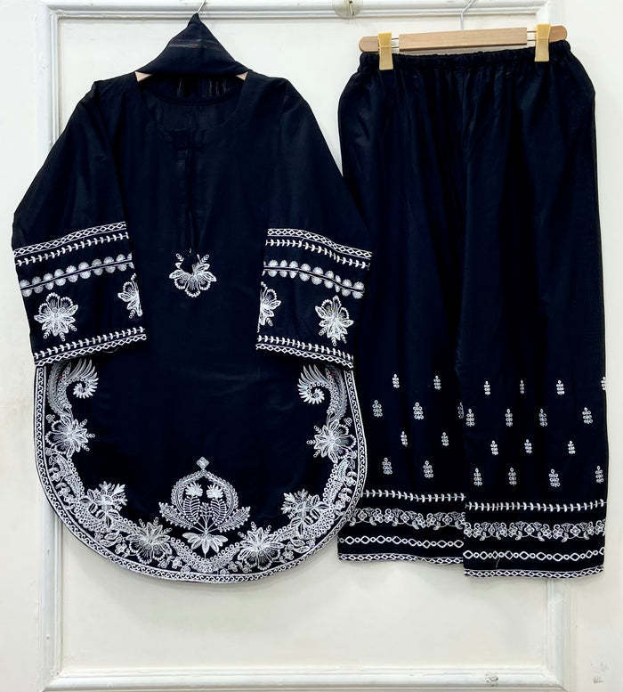 Bella | 3PC Lawn Cotton D-650