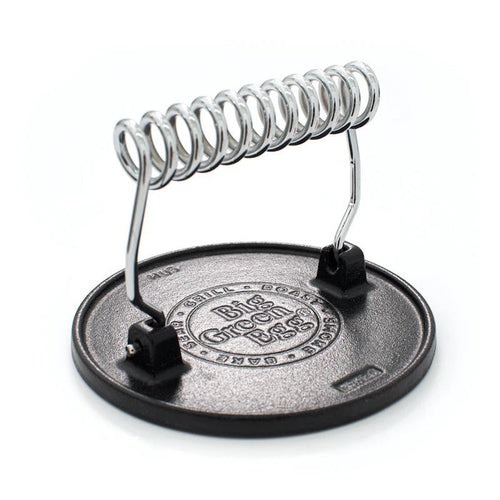 Big Green Egg Cast Iron Burger Grill Press