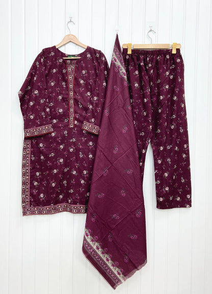 Bin Saeed 3PC | Lawn D-724