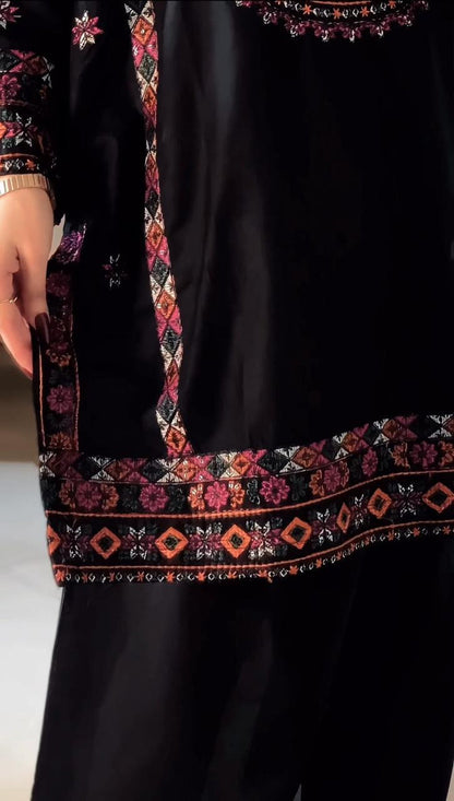 Black Balochi (Cotton) (Hit Code) D-338