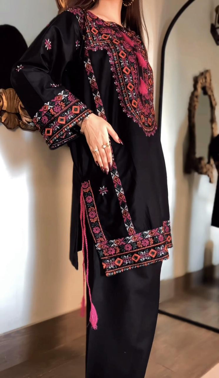 Black Balochi (Cotton) (Hit Code) D-338