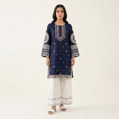 Blue Berry | Farshi 2PC Lawn D-593