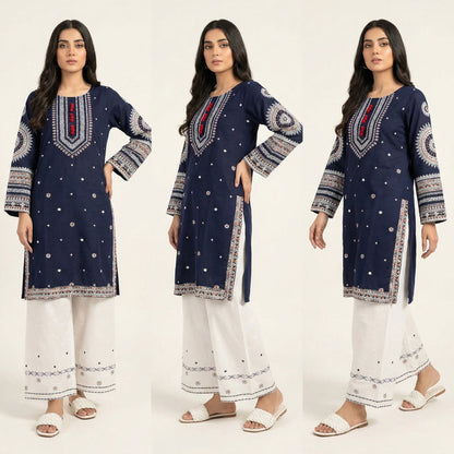 Blue Berry | Farshi 2PC Lawn D-593