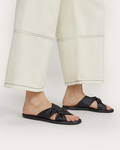 The Day Twist Sandal | Black