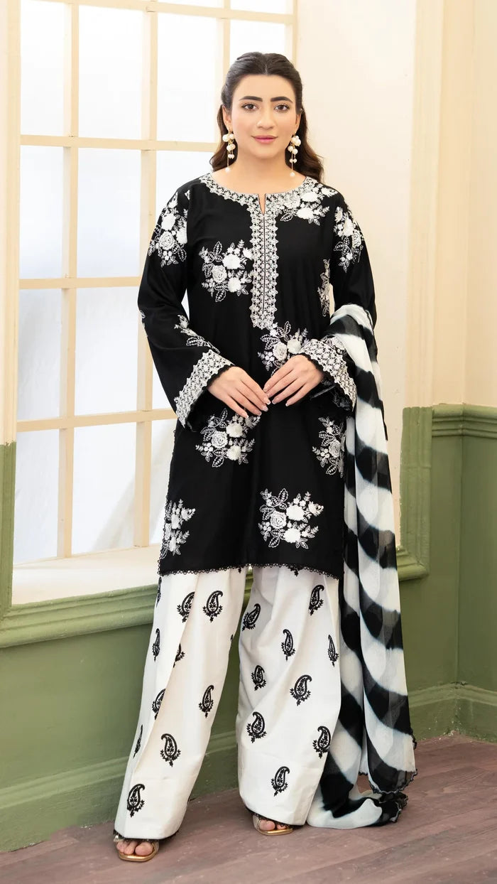 Chandni | Zara Shahjahan 3PC D-659