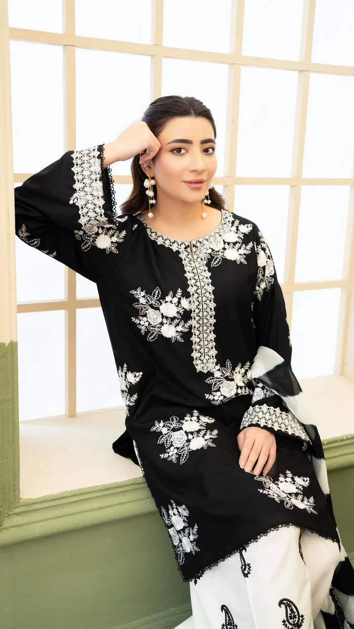 Chandni | Zara Shahjahan 3PC D-659