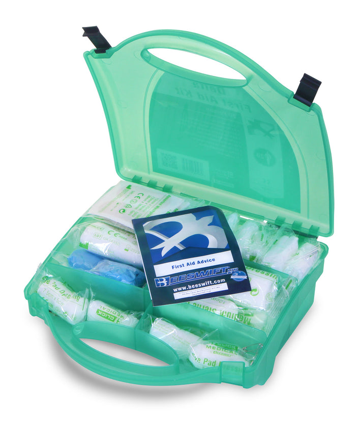 Click Medical Delta Bs8599-1small Workplace First Aid Kit Green