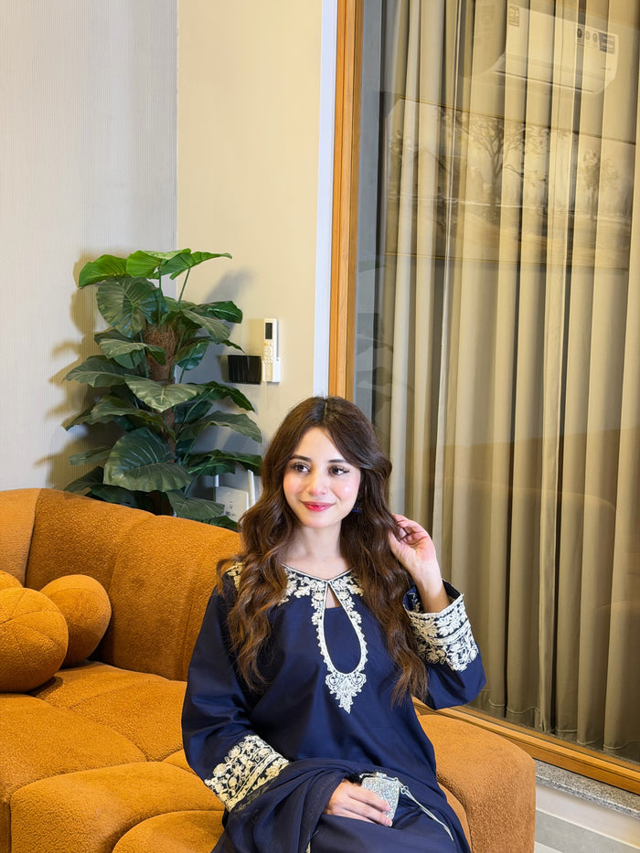 Dreamy Blue | 3PC Cotton Lawn D-632