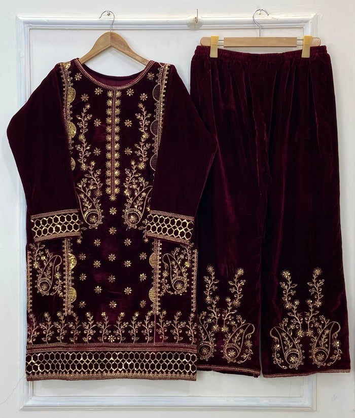 Dreamy Velvet 2PC (Velvet) D-216